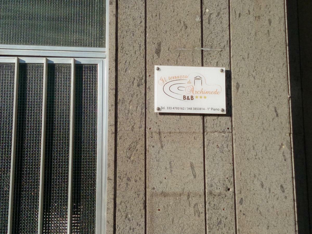 Affittacamere Il Terrazzo Di Archimede Syracuse ภายนอก รูปภาพ